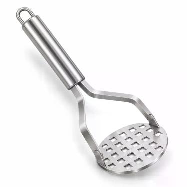 Imagem de Amassador De Batata Feijão Legumes Inox Espremedor Utensílio De Cozinh