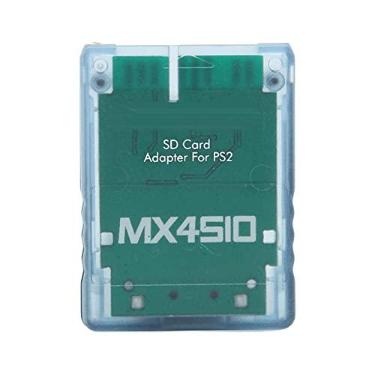 Imagem de Adaptador de leitor de cartão MX4SIO SIO2SD, adaptador de cartão de substituição estável feito à mão MX4SIO TF para (Azul)