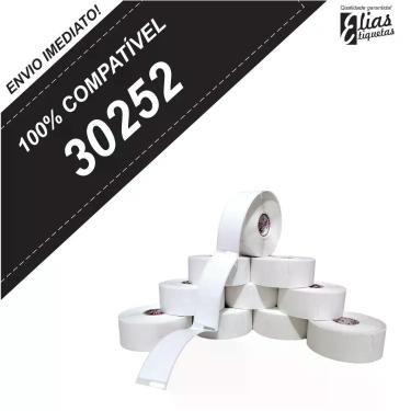 Imagem de 5 Rolos - Etiqueta 30252 - Para Impressora Label Writer 450 Dymo - ELI