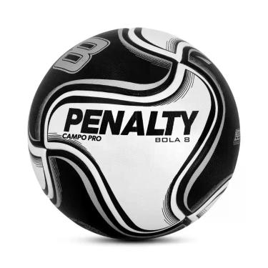 Imagem de Bola de Futebol de Campo Penalty 8 Pro XXI Profissional, Preto, ÚNICO