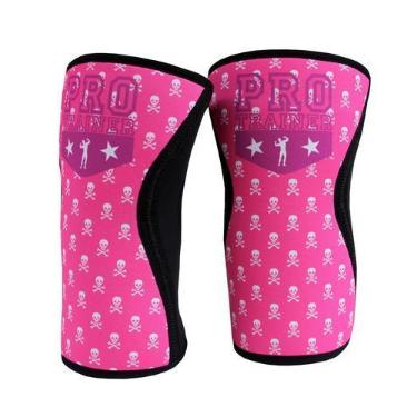 Imagem de Joelheira Neoprene Ajustável Funcional Pro Trainer, Rosa, P