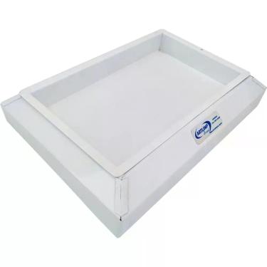 Imagem de Cinzeiro de Chão Texturizado Branco - JSN