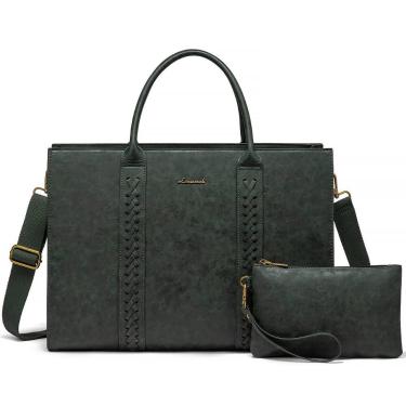 Imagem de Sacola para laptop LOVEVOOK Vintage Leather 15,6" impermeável