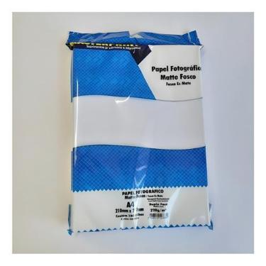 Imagem de Papel Fotográfico Fosco 100 Folhas 220g Masterprint A4 Branco - Sem ma