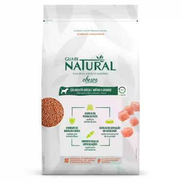 Imagem de Guabi Natural Cães Obesos Médio e Grande 1kg Ração Super Premium para 