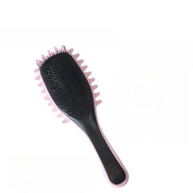 Imagem de Escova Onda Finalizadora Beauty Flash Definição de Cachos e Finalização para Cabelo Cacheado Crespo(Escova Rosa Bebê)