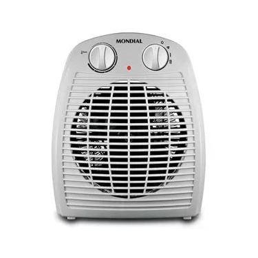 Imagem de Aquecedor de Ambiente Mondial A-08 com Controle de Temperatura - Cinza