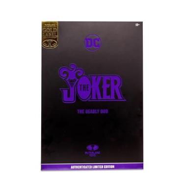 Imagem de Boneco McFarlane O Coringa (A Dupla Mortal) 18 cm (Etiqueta Dourada)