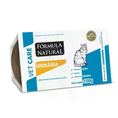 Imagem de Kit 8 Fórmula Natural Vet Care Urinária Gatos Ração Úmida 100g medida: