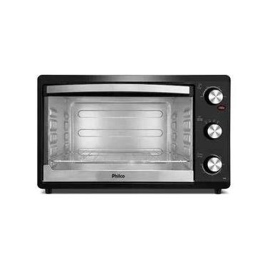 Imagem de Forno Elétrico de Bancada Philco PFE44P 44L 1500W com Timer e Grelha Preto 110V