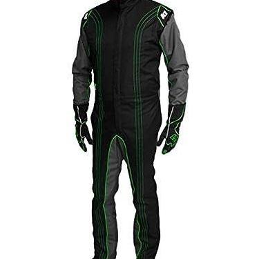 Imagem de K1 Race Gear Traje de corrida Kart aprovado CIK/FIA nível 2 (verde, 3GG)