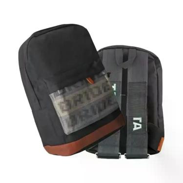 Imagem de Mochila De Couro Preto E Lona Para Corrida, Bolsa Universal Para Cinto