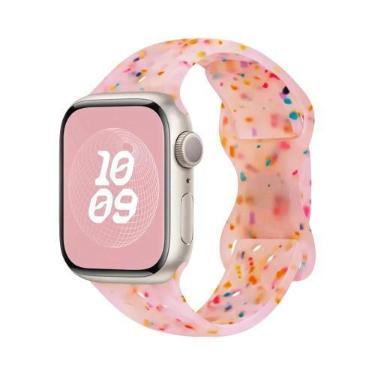 Imagem de Pulseira De Silicone Respirável Para Apple Watch 44mm 45mm 40mm 41mm 3