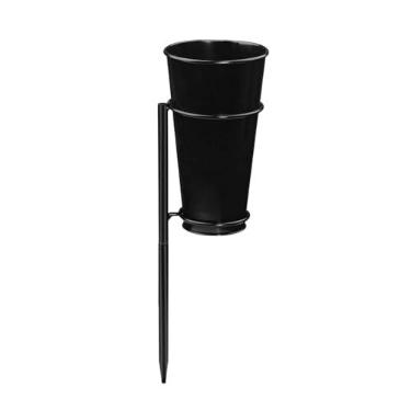 Imagem de Generic Vaso para cemitério, vaso memorial para flores artificiais/naturais, com suporte para flores e estaca para fixação no solo, ideal para eventos ao ar, L