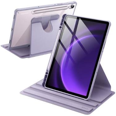 Imagem de JETech Capa Giratória para Galaxy Tab S10 Lite/FE/S9 FE/S9, Lavanda