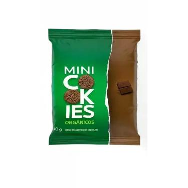Imagem de Mini Cookies Sabor Chocolate Orgânico - Caixa 30 Unidades - Congratula