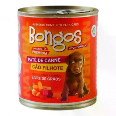 Imagem de Ração Úmida Natural Pet Cães Filhotes Carne Pate 280G 1 Lata Alimento Completo Equilibrado
