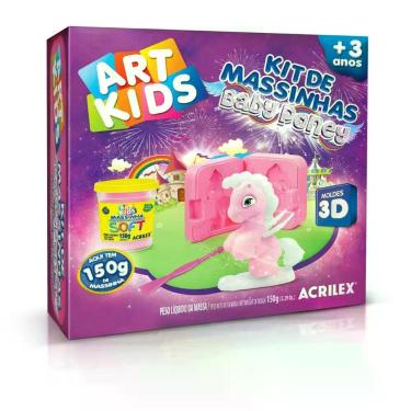 Imagem de Massa para Modelar Criativa ART KIDS BABY Poney 1 150G