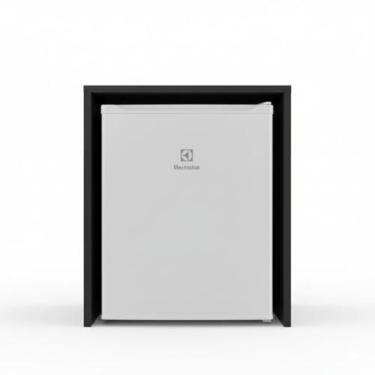 Imagem de Nicho Aparador Para Frigobar Adega MDF 53x48x45cm Preto