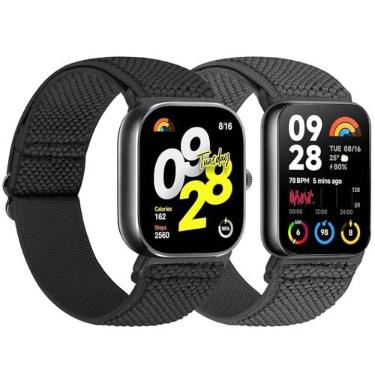 Imagem de Tiptops Pulseiras de substituição compatíveis com Redmi Watch 4/Xiaomi Mi Smart Band 8 Pro/Xiaomi Smart Band 9 Pro, pacote com 2