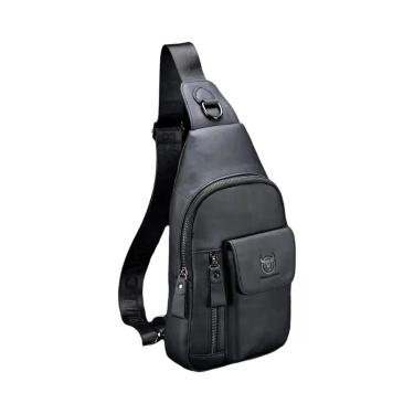 Imagem de Bolsa De Peito Multifuncional Antifurto Para Homens Bullcaptain Sling 