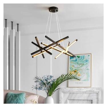 Imagem de Lâmpada de lustre moderno LED LED Sputnik luminárias pendentes compatíveis com ilha de cozinha quarto sala de estar, lâmpada pendente de teto LED