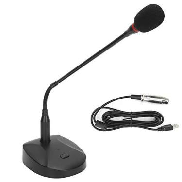 Imagem de Microfone de conferência, microfone de conferência de mesa USB, microfone de palestra de transmissão de alta sensibilidade, microfone USB para computador para karaokê Youtuber gravação de jogos