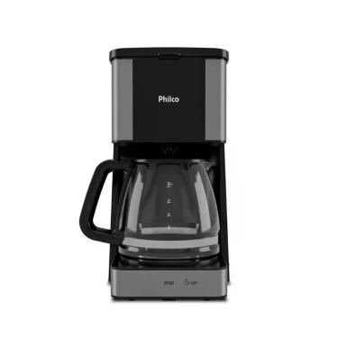 Imagem de Cafeteira Philco pcf40 Preta Inox 40 Cafezinhos 127v, Preto, 110V, 40