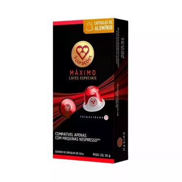 Imagem de Café 3 Corações Cápsulas Intenso Máximo - 10 x 5g - Três Corações