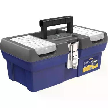 Imagem de Caixa Plástica para Ferramentas IWST13013-LA com Bandeja Interna Travas Metálicas Azul Irwin