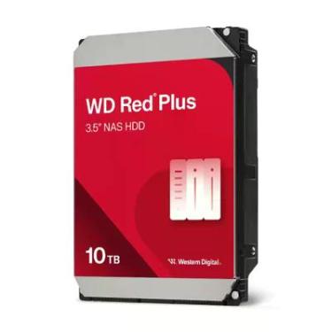 Imagem de Hd Desktop WD Red Plus 3.5'' 10tb Nas Sata3 7200rpm 512mb - Wd100efgx