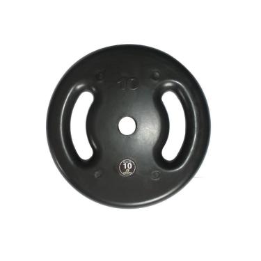Imagem de Anilha de Ferro Fundido Injetada Alça Lateral 10,0Kg - ANILHAS FITNESS
