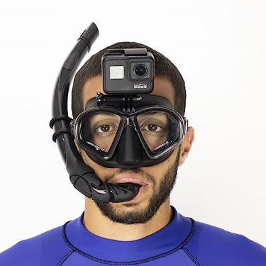 Imagem de Kit Apneia E Pesca Sub Dive Motion com suporte a camera de ação- Preto