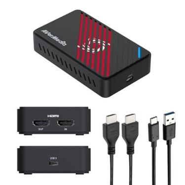 Imagem de AVerMedia Placa de captura HDMI 4K, cartão de captura de jogos USB para streaming e gravação com verdadeira baixa latência no PS5/Pro, Xbox, Switch 2, PC no Twitch, OBS, para Win11, Mac-GC553Pro Live