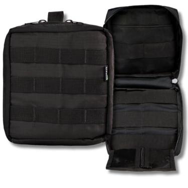 Imagem de Bolso Molle Tático Primeiros Socorros Edc Organizer Resgate (Preto)