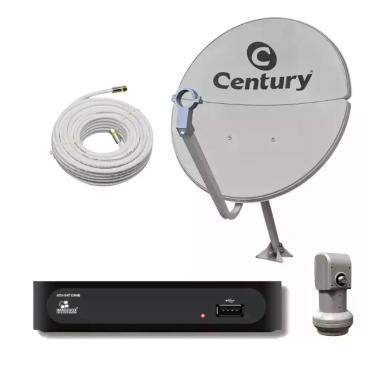 Imagem de Kit Receptor Digital Satélite Imagevox ADV-SAT120NB Full HD DVBS2 USB