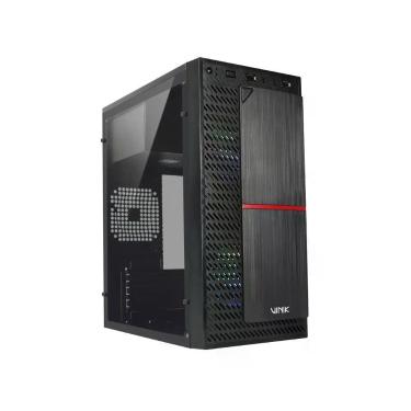 Imagem de Gabinete Gamer Ggpacbk Mid Tower Micro ATX Acrílico com Fan Preto Vinik