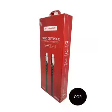 Imagem de Cabo Dados Type-C Type-C Turbo 1.2M 3.5A 65W Tomate Tc-301Cc