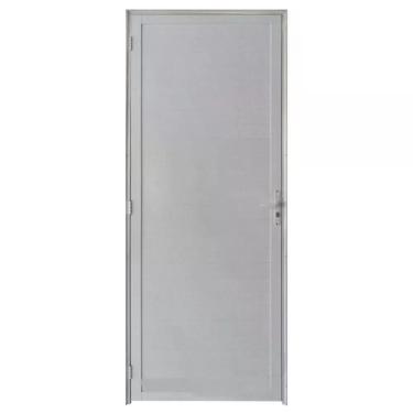 Imagem de Porta Lambril de Alumínio 14924E de Abrir Esquerda 210x70cm para Cozinha Lavanderia Entrada Branca Hale Esquadrias