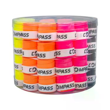 Imagem de Pote com 60 Overgrip Compass Colors com 5 Cores