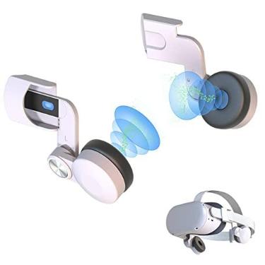 Imagem de Fone de ouvido adequado para Quest 2， Acessórios VR Compatível com uma ampla gama de faixas de cabeça de elite