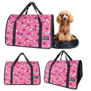 Imagem de Bolsa Transporte de Pet Cachorro Gato Viagem Avião Gol Azul Latam Carr