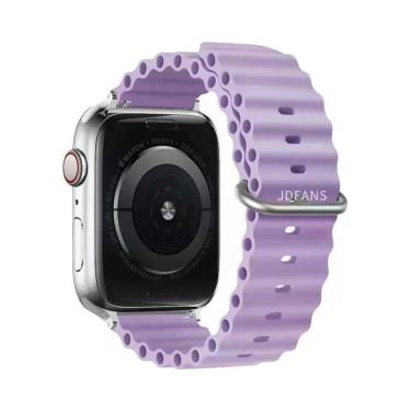 Imagem de Pulseira De Silicone Ocean Band Para Apple Watch Ultra Série 10 9 8 7 