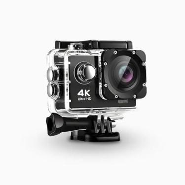 Imagem de Câmera Filmadora Action Pro 4K Sports ULTRA-HD, Wi-Fi, 16MP, À Prova D'água, Lente 170°