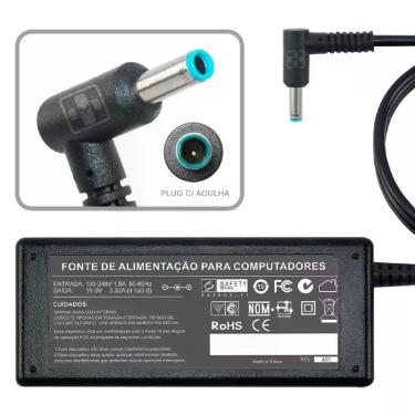 Imagem de Fonte Carregador Para Hp 15-f059wm Tpn-q129 19.5v 3.33a 761 - Replacem