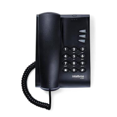 Imagem de Telefone com Fio Intelbras Pleno Preto, Preto