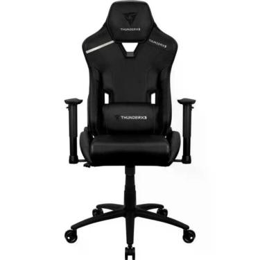 Imagem de Cadeira Gamer TC3 com Revestimento em Poliuretano e AIR Tech com Mecanismo de Balanço e Rotação 360 Graus Preto