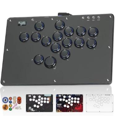 Imagem de Haute42 U16 Leverless Arcade Stick, Hot-Swap 16-Key Fighting Controller