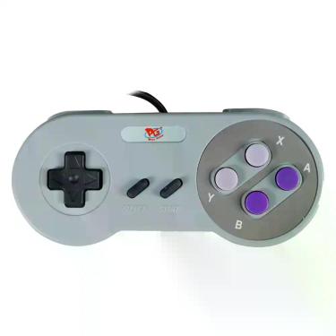 Imagem de Controle Super Nintend Play game Cinza