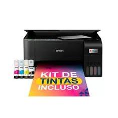 Impressora Multifuncional Epson EcoTank L3250, Colorida, Wifi, Wireless, USB, Bivolt, Preta - C11CJ67303
